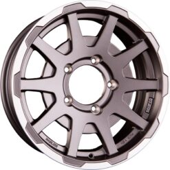 Sparco Dakar Matt Dark Greey Lip Polished NO CAP 5.5x16 5x139.7 ET5
